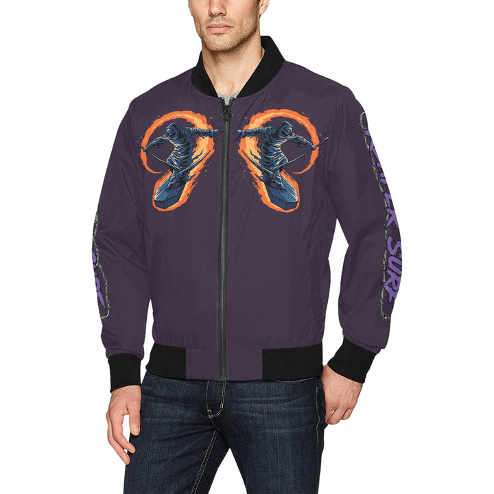 Men's All Over Print Bomber Jacket (Model H31)