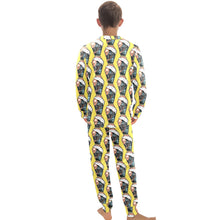 Load image into Gallery viewer, Big Boys&#39; Crew Neck Long Pajama Set
