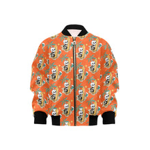 Load image into Gallery viewer, Kids&#39; Bomber Jacket with Pockets
