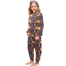 Load image into Gallery viewer, Little Girls&#39; Crew Neck Long Pajama Set
