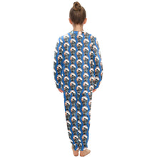 Load image into Gallery viewer, Big Girls&#39; Crew Neck Long Pajama Set
