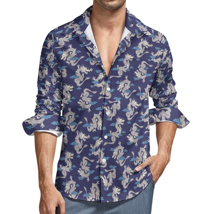 Casual One Pocket Long Sleeve Shirt