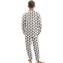 Load image into Gallery viewer, Big Boys&#39; Crew Neck Long Pajama Set
