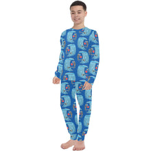 Load image into Gallery viewer, Big Boys&#39; Crew Neck Long Pajama Set
