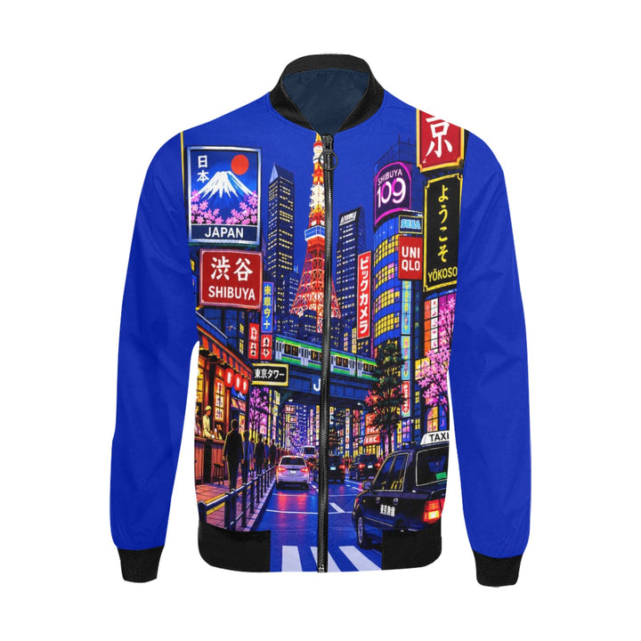 Men's All Over Print Bomber Jacket (Model H31)