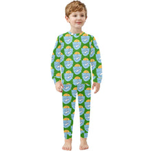 Load image into Gallery viewer, Little Boys&#39; Crew Neck Long Pajama Set
