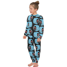 Load image into Gallery viewer, Big Girls&#39; Crew Neck Long Pajama Set
