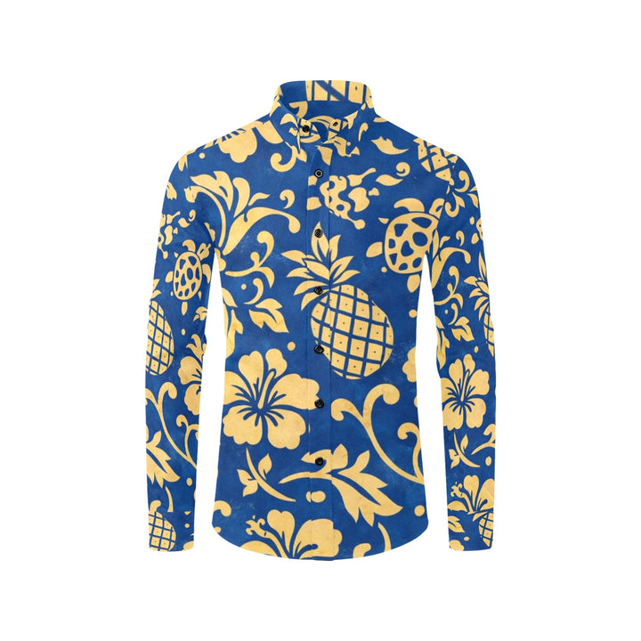 Men's All Over Print Long Sleeve Shirt(Without Pocket)(T61)