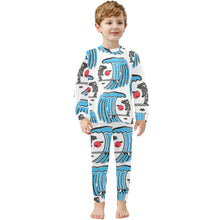 Load image into Gallery viewer, Little Boys&#39; Crew Neck Long Pajama Set
