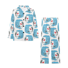 Load image into Gallery viewer, Little Boys&#39; V-Neck Long Pajama Set
