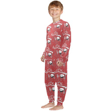 Load image into Gallery viewer, Little Boys&#39; Crew Neck Long Pajama Set
