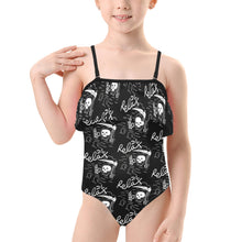 Load image into Gallery viewer, Kids&#39; Spaghetti Strap Ruffle Swimsuit
