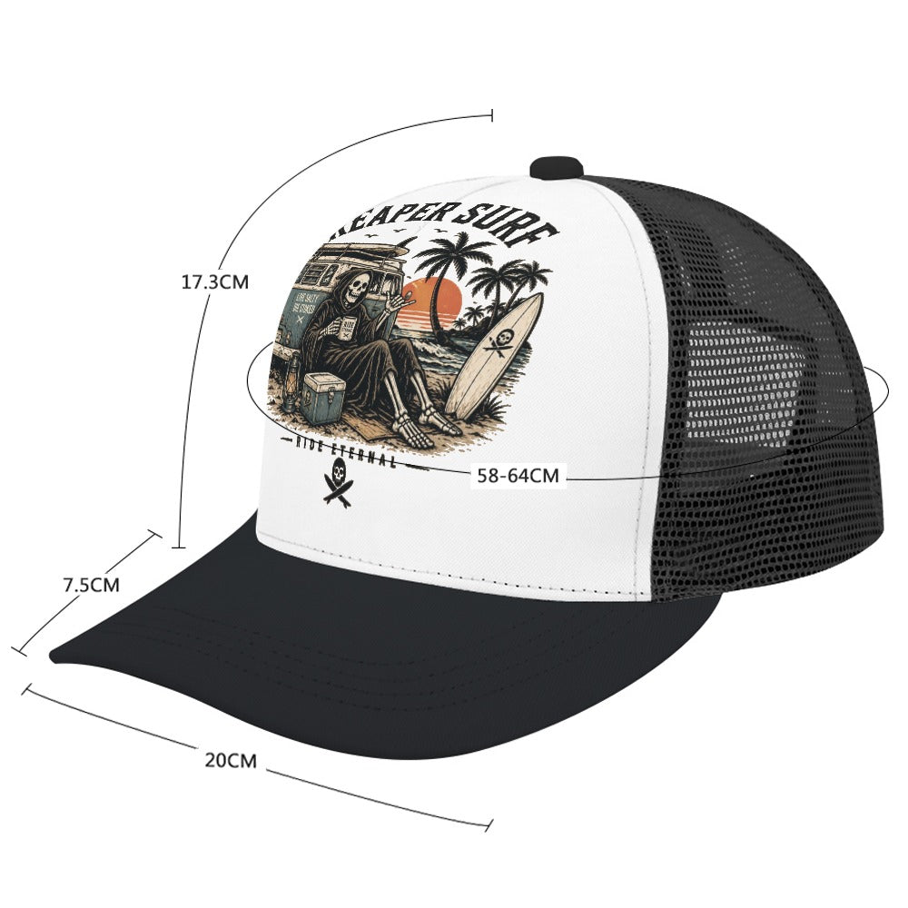 Baseball Cap Bent glue rear hollow (multi-color optional)
