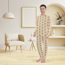 Load image into Gallery viewer, Big Boys&#39; Crew Neck Long Pajama Set
