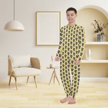 Load image into Gallery viewer, Big Boys&#39; Crew Neck Long Pajama Set
