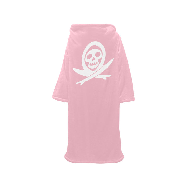 Blanket Robe with Sleeves for Adults