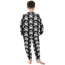 Load image into Gallery viewer, Little Boys&#39; Crew Neck Long Pajama Set
