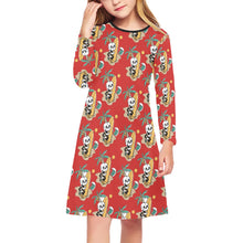 Load image into Gallery viewer, Girls&#39; Long Sleeve Dress
