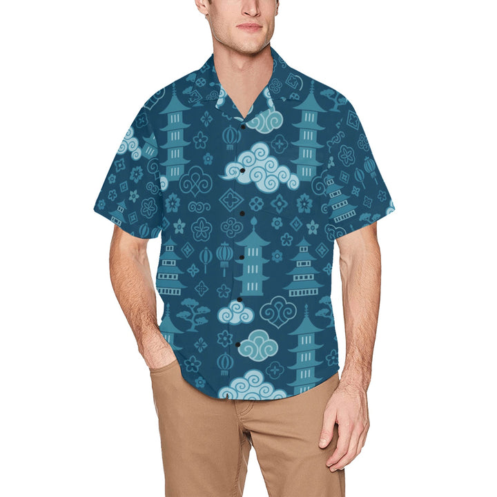 Hawaiian Shirt with Chest Pocket