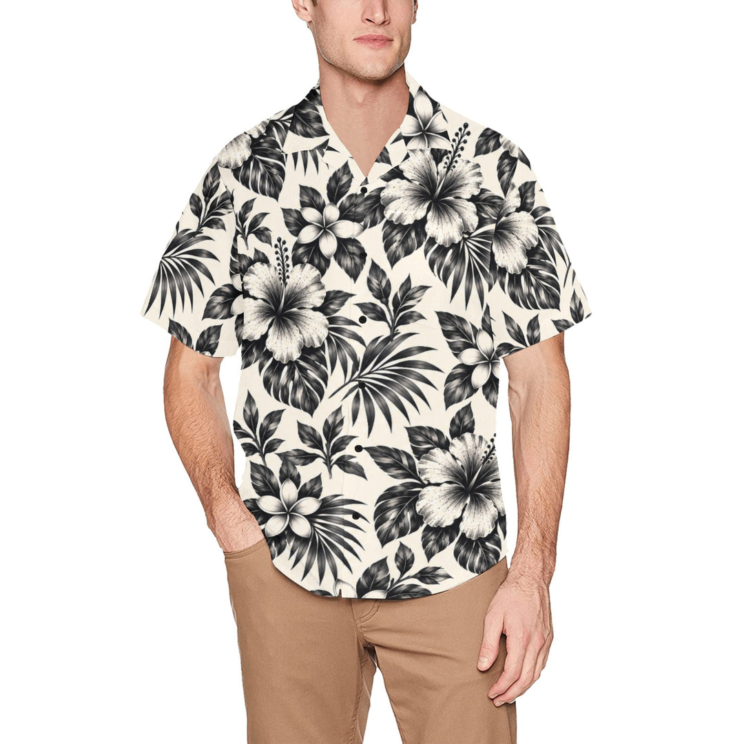 Hawaiian Shirt with Chest Pocket (T58)