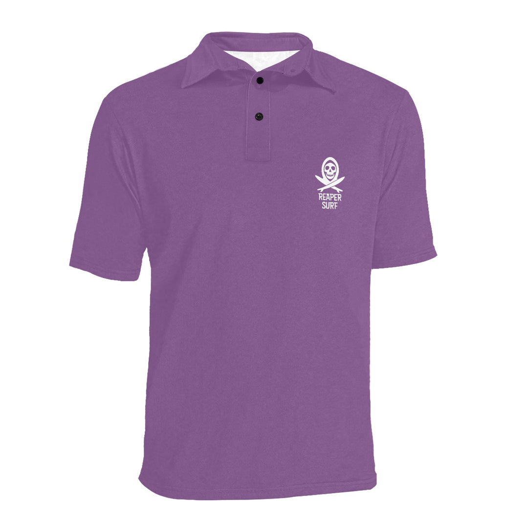 Men's All Over Print Polo Shirt (T55)