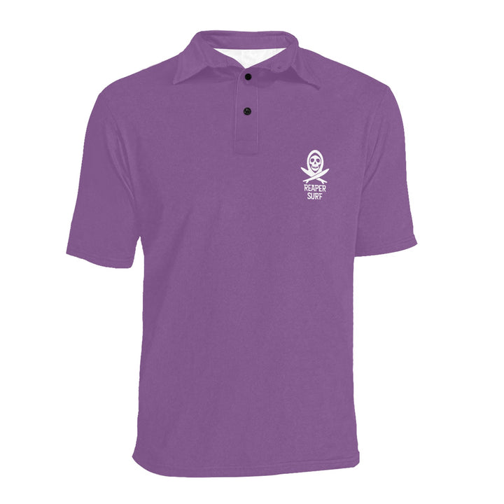 Men's All Over Print Polo Shirt (T55)