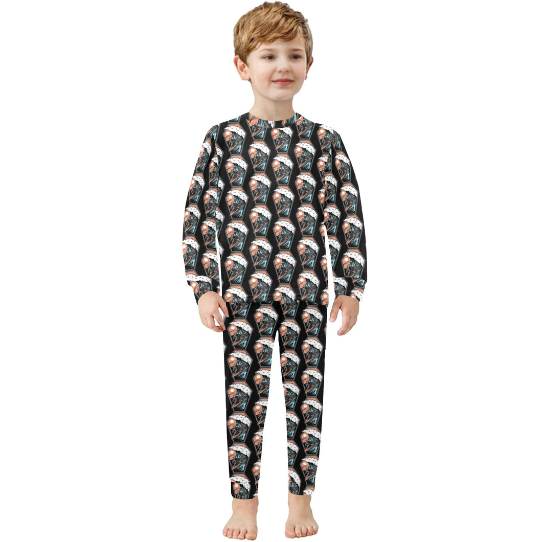 Little Boys' Crew Neck Long Pajama Set