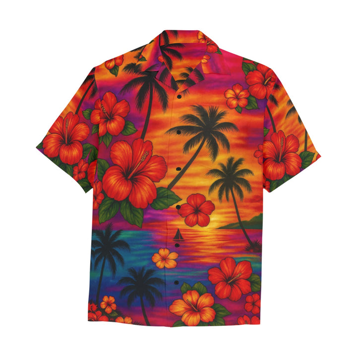 Hawaiian Shirt with Chest Pocket