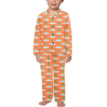 Load image into Gallery viewer, Little Boys&#39; V-Neck Long Pajama Set
