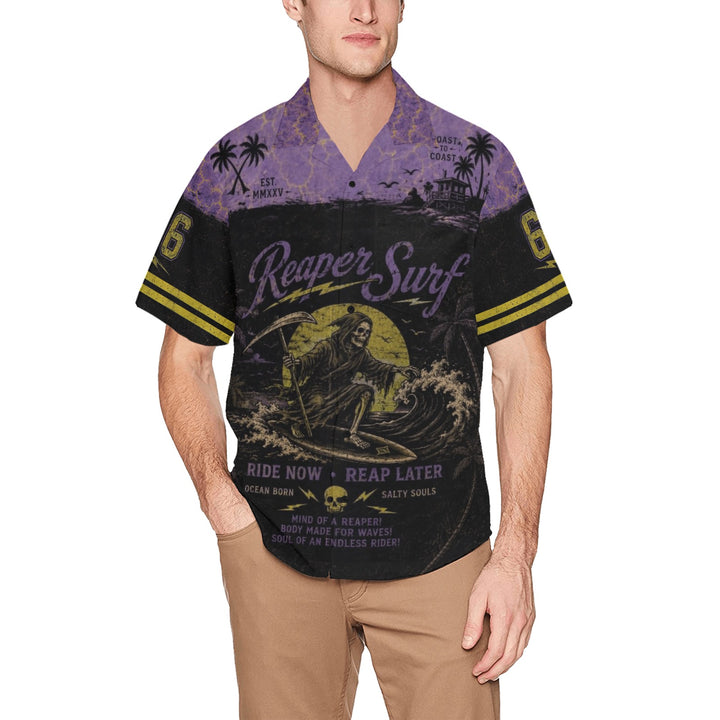Hawaiian Shirt with Chest Pocket (T58)