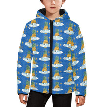 Load image into Gallery viewer, Kids&#39; Padded Hooded Jacket
