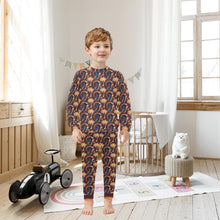 Load image into Gallery viewer, Little Boys&#39; Crew Neck Long Pajama Set
