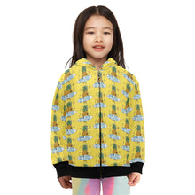 Load image into Gallery viewer, Little Girls&#39; Zip Up Hoodie
