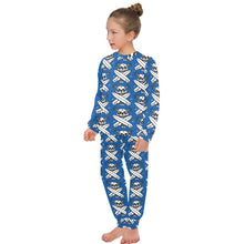 Load image into Gallery viewer, Big Girls&#39; Crew Neck Long Pajama Set
