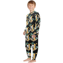 Load image into Gallery viewer, Little Boys&#39; Crew Neck Long Pajama Set
