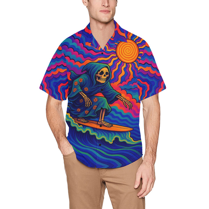 Hawaiian Shirt with Chest Pocket