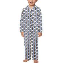 Load image into Gallery viewer, Little Boys&#39; V-Neck Long Pajama Set
