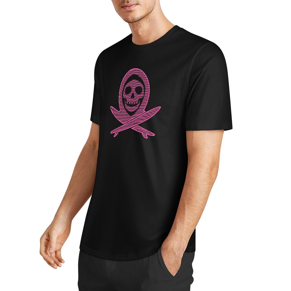New Pure cotton short sleeved T-shirt Front print Multiple colors