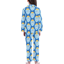 Load image into Gallery viewer, Big Girls&#39; V-Neck Long Pajama Set
