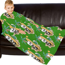 Load image into Gallery viewer, Blanket Robe with Sleeves for Kids
