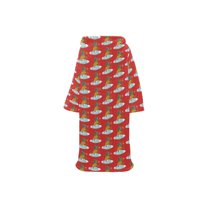 Blanket Robe with Sleeves for Kids