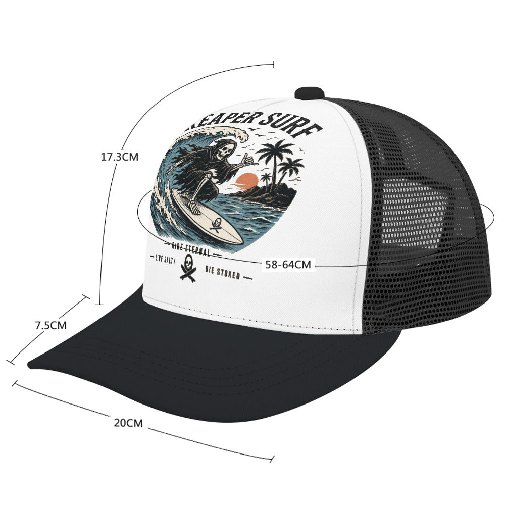 Baseball Cap Bent glue rear hollow (multi-color optional)