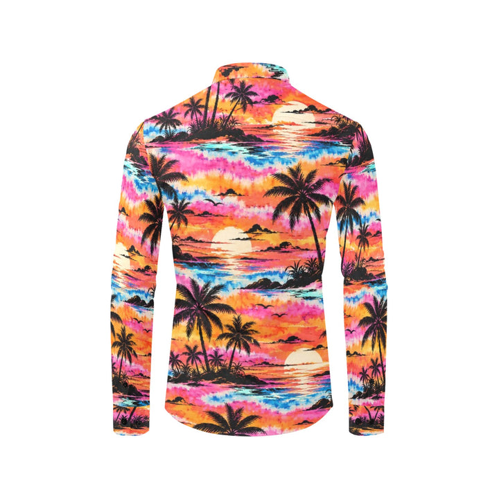 Men's All Over Print Long Sleeve Shirt(Without Pocket)(T61)