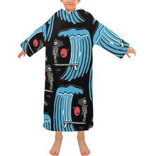 Load image into Gallery viewer, Blanket Robe with Sleeves for Kids
