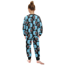 Load image into Gallery viewer, Little Girls&#39; Crew Neck Long Pajama Set
