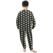 Load image into Gallery viewer, Little Boys&#39; Crew Neck Long Pajama Set
