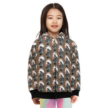 Load image into Gallery viewer, Little Girls&#39; Zip Up Hoodie
