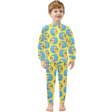 Load image into Gallery viewer, Little Boys&#39; Crew Neck Long Pajama Set
