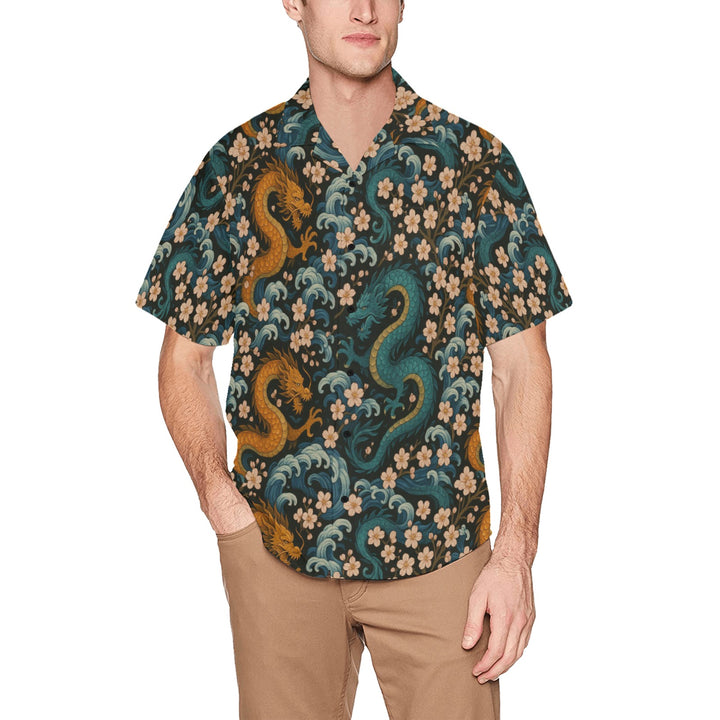 Hawaiian Shirt with Chest Pocket