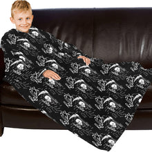 Load image into Gallery viewer, Blanket Robe with Sleeves for Kids
